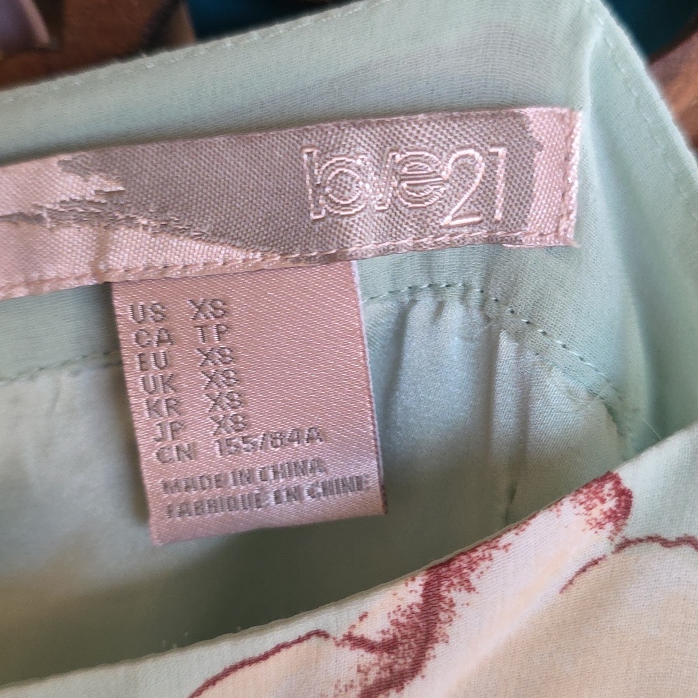 Love XXI Mint and Beige Dress - Picture 2 of 7